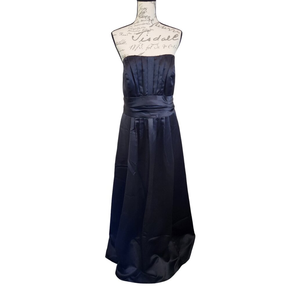 David's Bridal Black Strapless Evening Dress 20